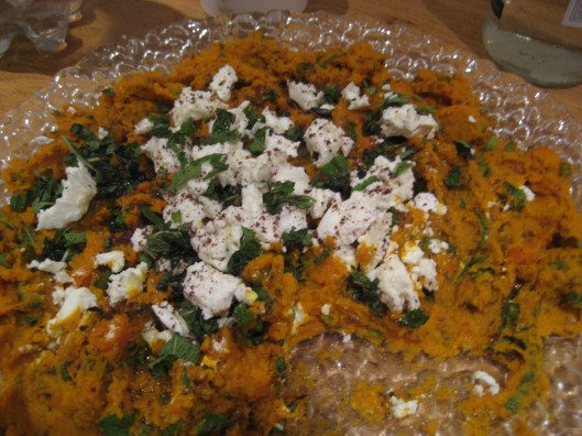 Carrot and caraway puree